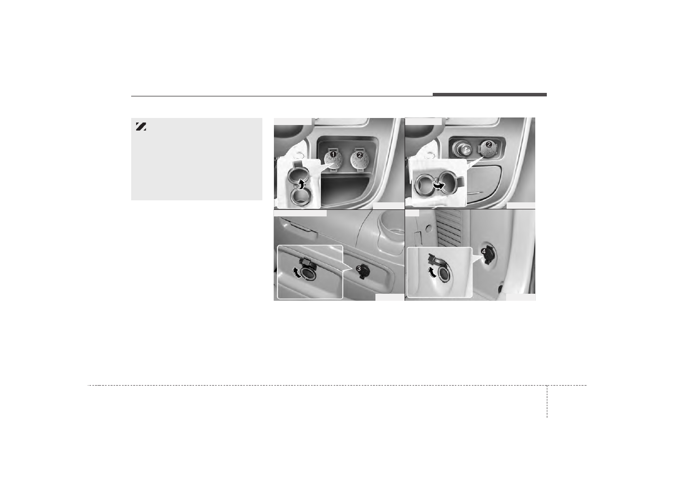 Features of your vehicle | KIA Sedona 2006 User Manual | Page 186 / 347