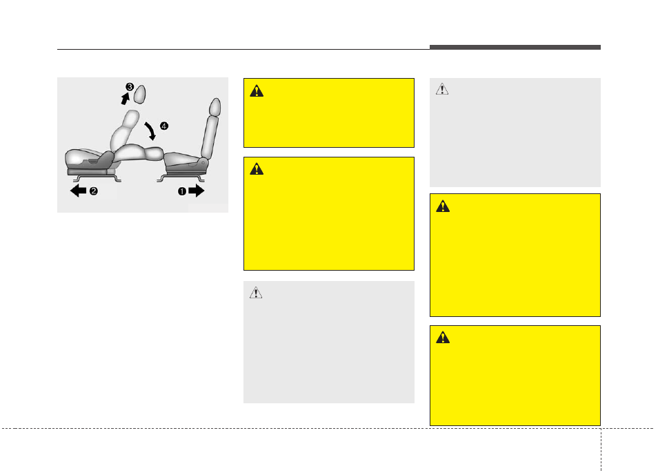 Safety features of your vehicle | KIA Rondo 2013 User Manual | Page 34 / 338