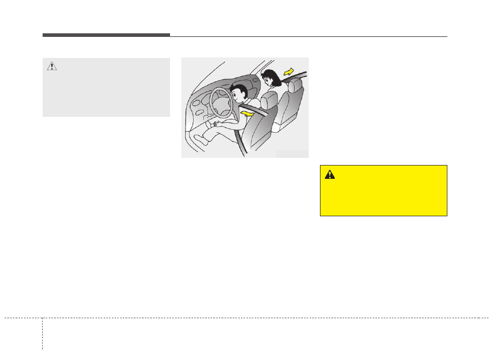 Safety features of your vehicle | KIA Rondo 2013 User Manual | Page 43 / 338