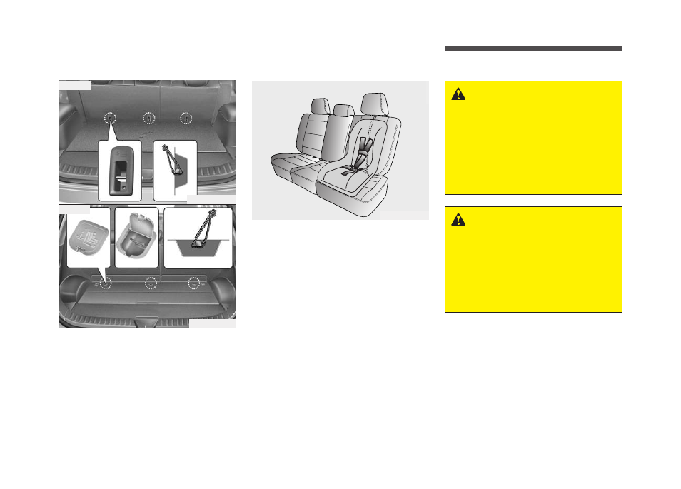 Safety features of your vehicle | KIA Rondo 2013 User Manual | Page 54 / 338