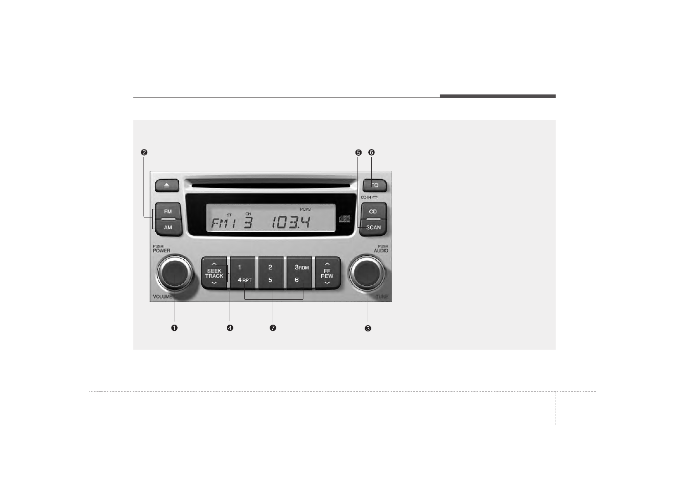 Knowing your vehicle | KIA Magentis 2007 User Manual | Page 112 / 294