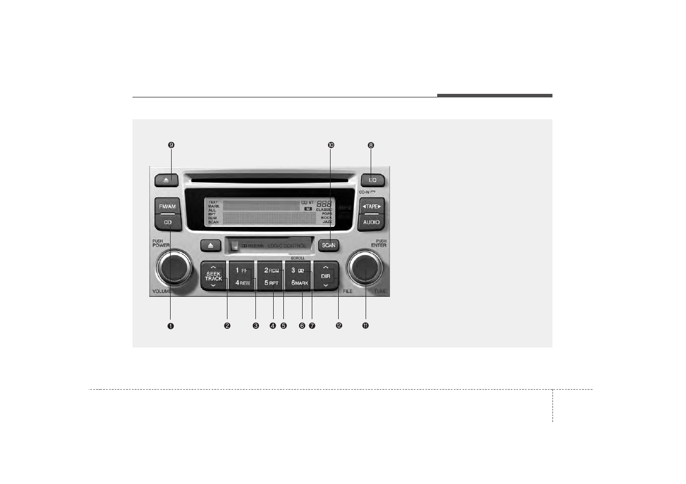 Knowing your vehicle | KIA Magentis 2007 User Manual | Page 124 / 294