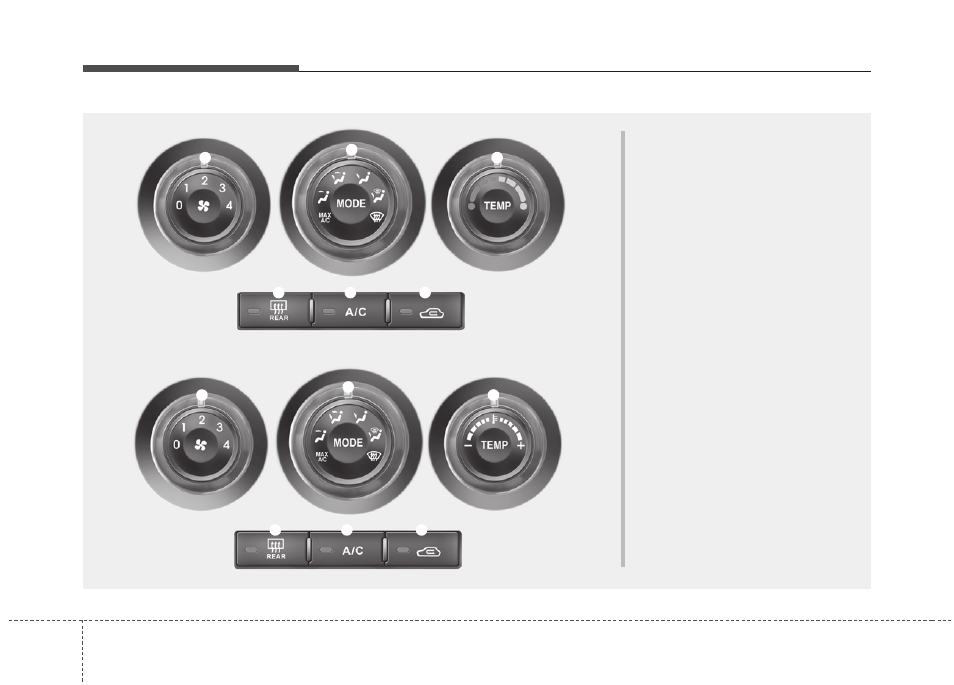 Un (can) eng 4 b(~92), Features of your vehicle, Manual climate control system (if equipped) | KIA Rondo 2011 User Manual | Page 141 / 338