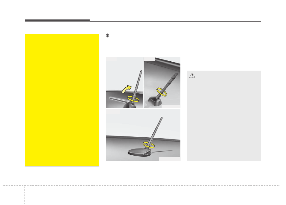 Features of your vehicle | KIA Rondo 2011 User Manual | Page 171 / 338