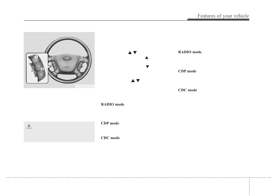 Un (can) eng 4 c(93~audio), Features of your vehicle | KIA Rondo 2011 User Manual | Page 172 / 338