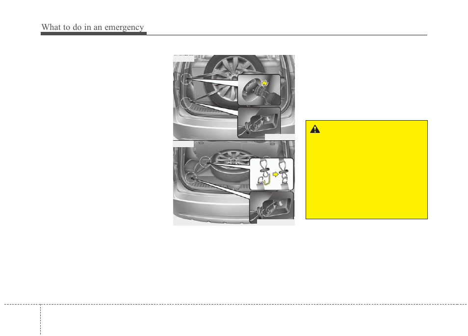 What to do in an emergency | KIA Rondo 2011 User Manual | Page 262 / 338