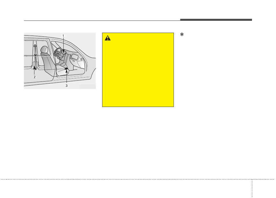 Safety features of your vehicle | KIA Rondo 2011 User Manual | Page 40 / 338