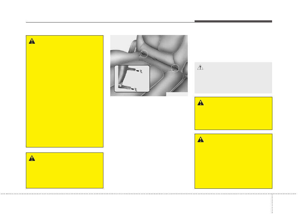 Safety features of your vehicle | KIA Rondo 2011 User Manual | Page 52 / 338