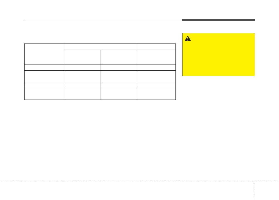 Safety features of your vehicle, Warning | KIA Rondo 2011 User Manual | Page 58 / 338