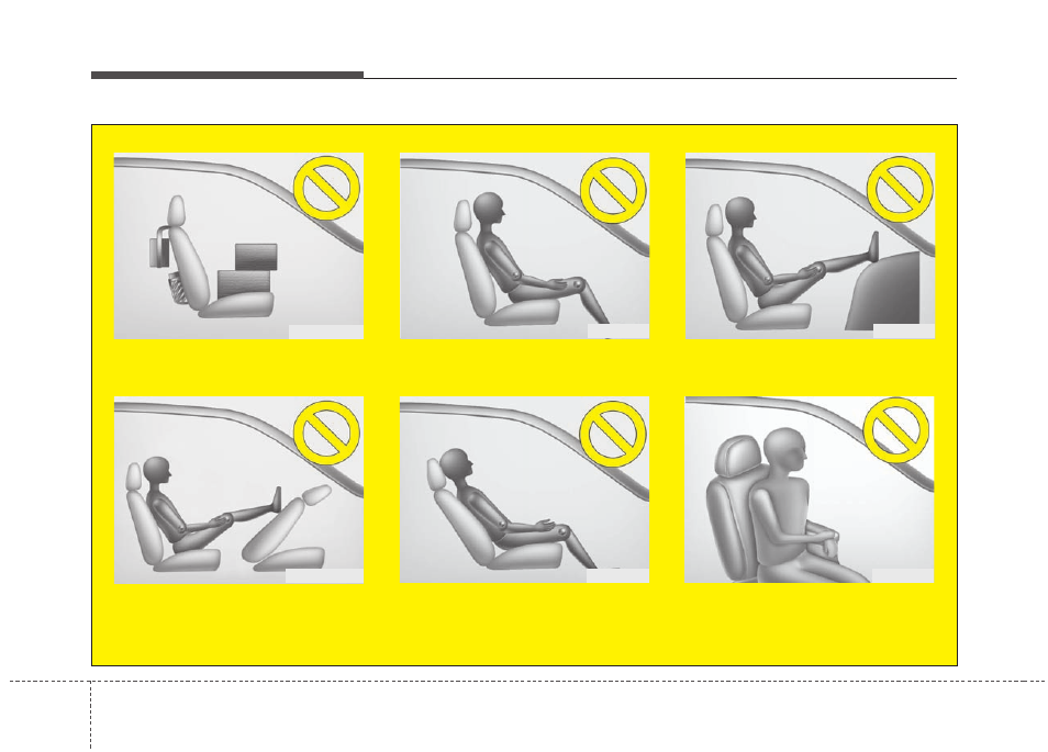 Safety features of your vehicle | KIA Rondo 2011 User Manual | Page 59 / 338