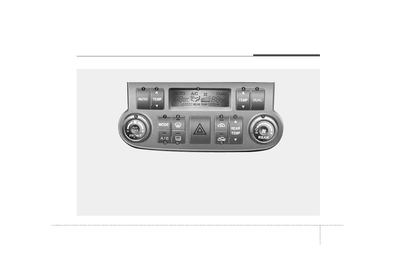 Features of your vehicle | KIA Sedona 2007 User Manual | Page 156 / 344