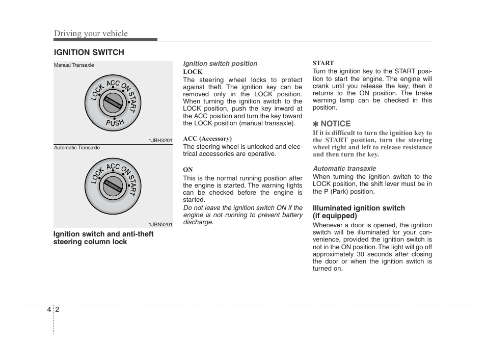 Driving your vehicle | KIA Rio_Rio5 2008 User Manual | Page 108 / 219