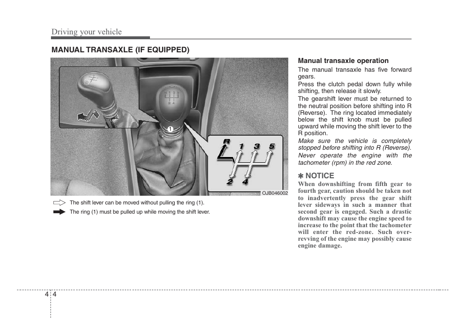 Driving your vehicle | KIA Rio_Rio5 2008 User Manual | Page 110 / 219