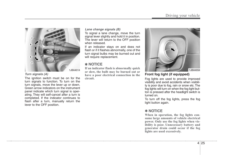 Driving your vehicle | KIA Rio_Rio5 2008 User Manual | Page 131 / 219