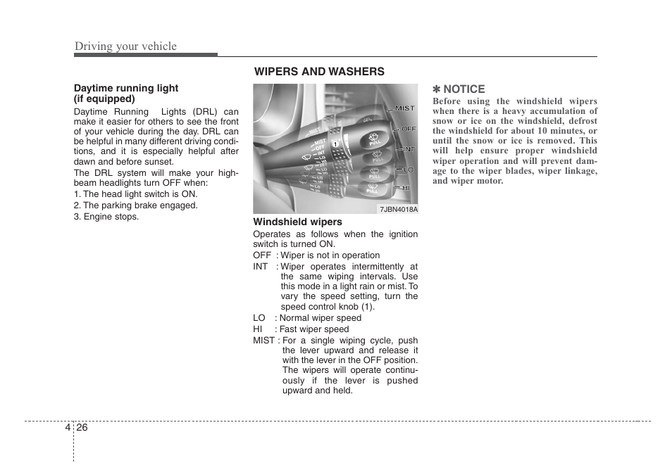 Driving your vehicle | KIA Rio_Rio5 2008 User Manual | Page 132 / 219
