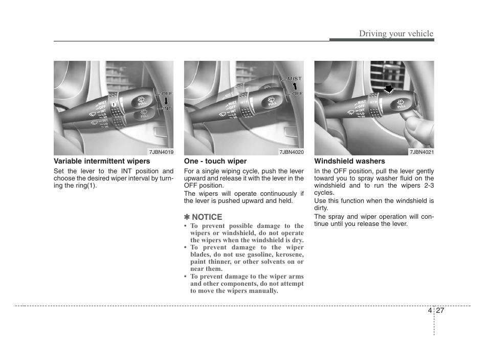 Driving your vehicle | KIA Rio_Rio5 2008 User Manual | Page 133 / 219