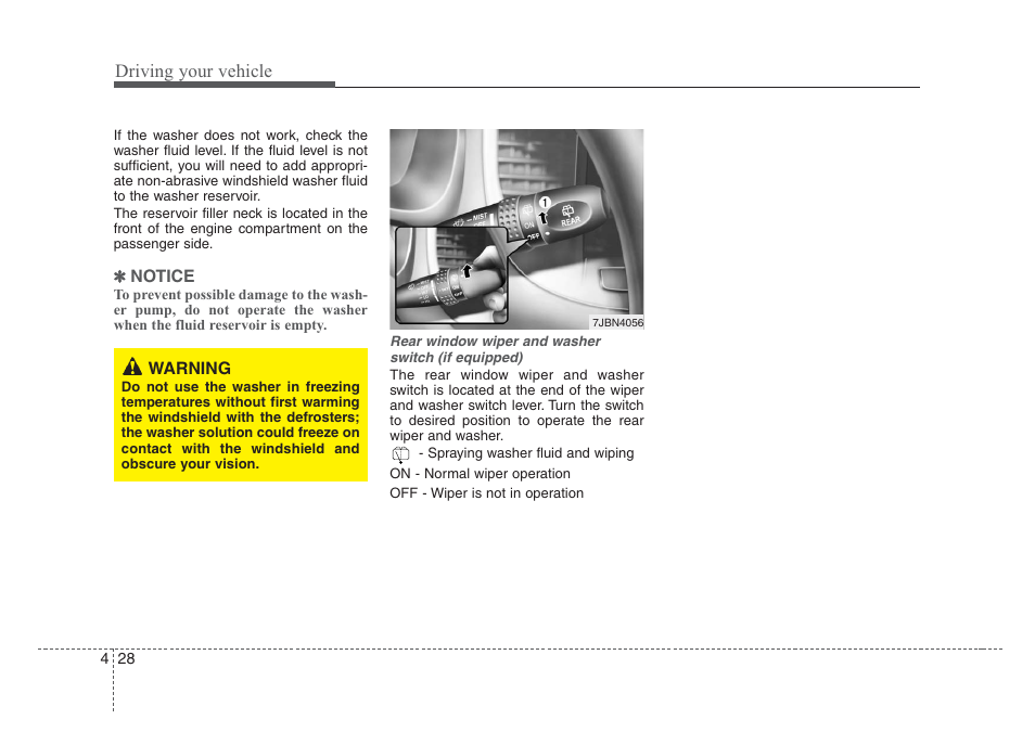 Driving your vehicle | KIA Rio_Rio5 2008 User Manual | Page 134 / 219