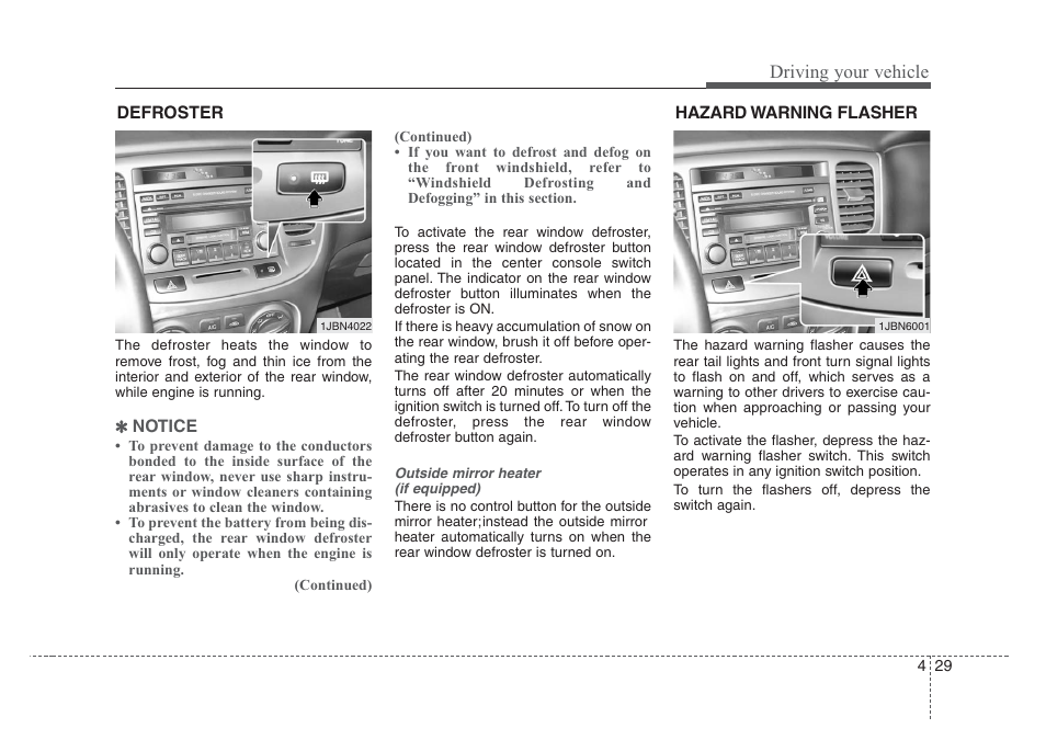 Driving your vehicle | KIA Rio_Rio5 2008 User Manual | Page 135 / 219