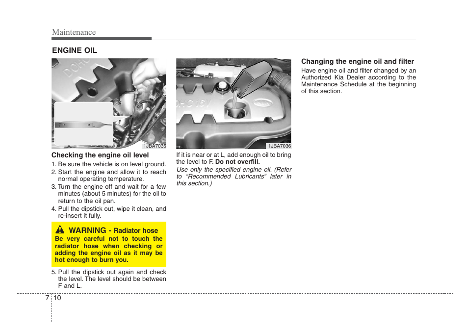 Maintenance | KIA Rio_Rio5 2008 User Manual | Page 186 / 219