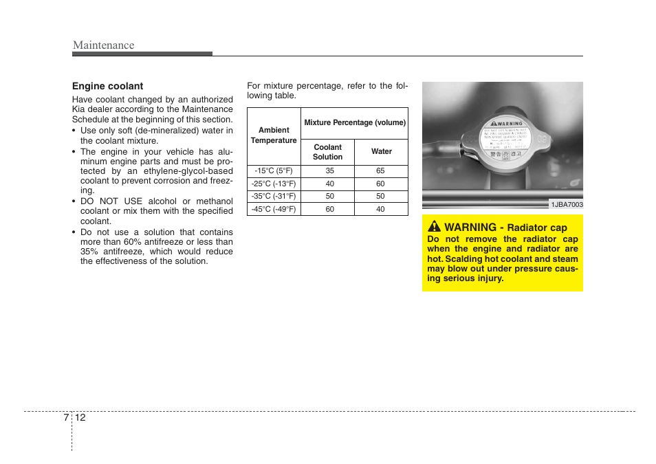 Maintenance | KIA Rio_Rio5 2008 User Manual | Page 188 / 219