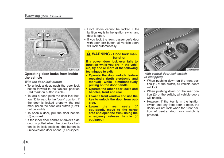 Knowing your vehicle | KIA Rio_Rio5 2008 User Manual | Page 19 / 219