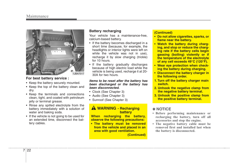 Maintenance | KIA Rio_Rio5 2008 User Manual | Page 198 / 219
