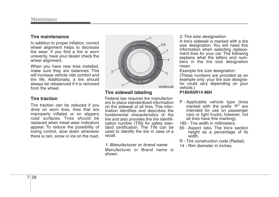 Maintenance | KIA Rio_Rio5 2008 User Manual | Page 204 / 219