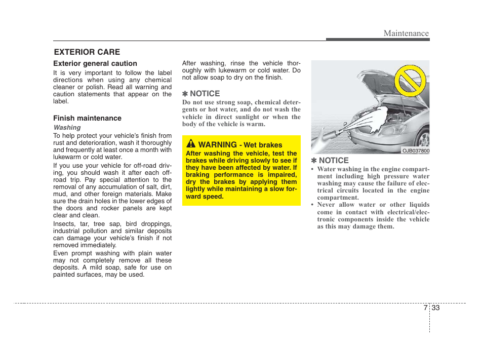 Maintenance | KIA Rio_Rio5 2008 User Manual | Page 209 / 219