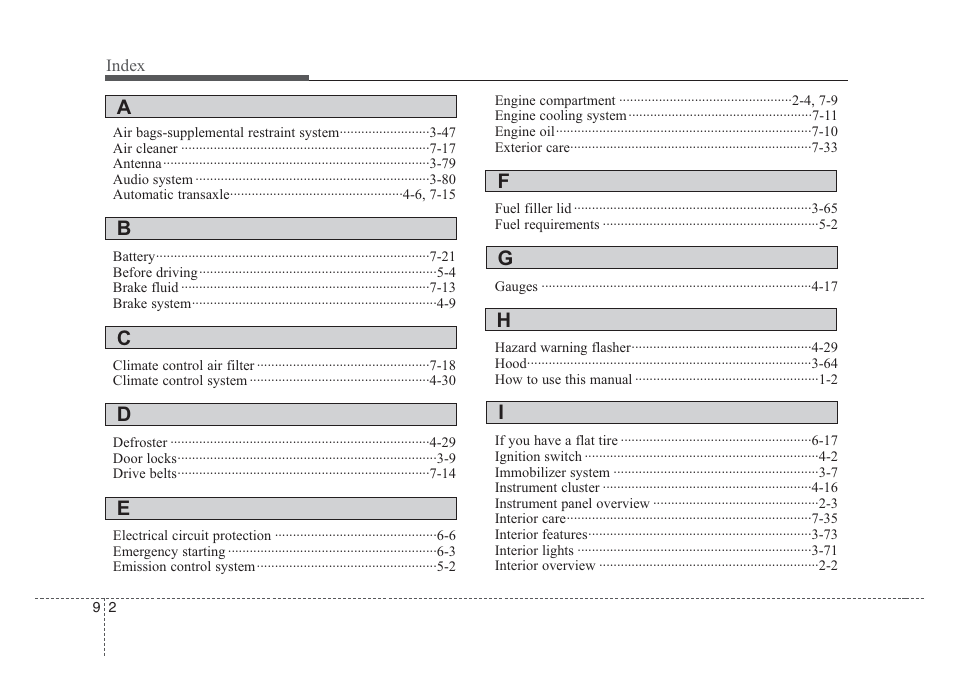 KIA Rio_Rio5 2008 User Manual | Page 218 / 219