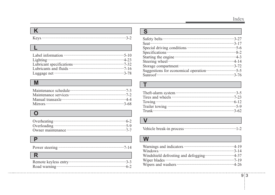 KIA Rio_Rio5 2008 User Manual | Page 219 / 219