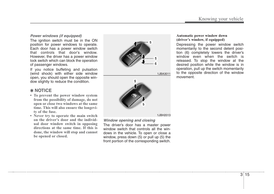 Knowing your vehicle | KIA Rio_Rio5 2008 User Manual | Page 24 / 219