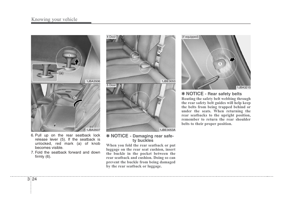 Knowing your vehicle | KIA Rio_Rio5 2008 User Manual | Page 33 / 219