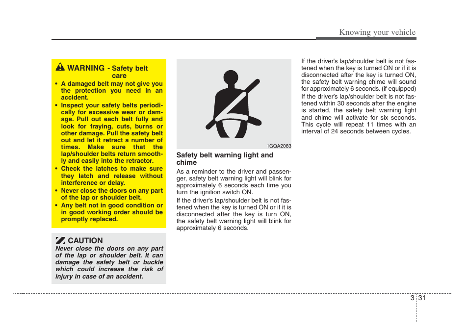 Knowing your vehicle | KIA Rio_Rio5 2008 User Manual | Page 40 / 219