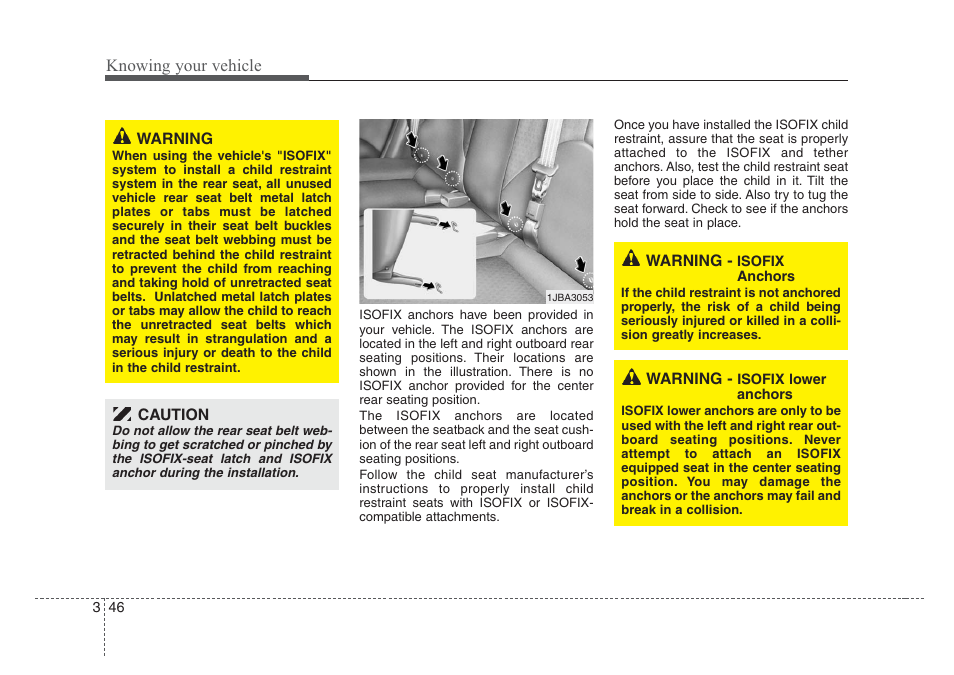 Knowing your vehicle | KIA Rio_Rio5 2008 User Manual | Page 55 / 219