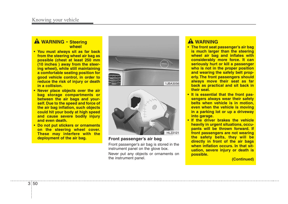 Knowing your vehicle | KIA Rio_Rio5 2008 User Manual | Page 59 / 219