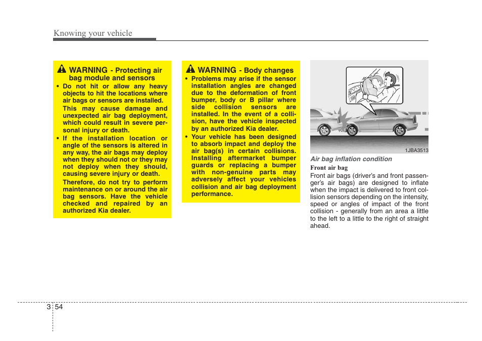 Knowing your vehicle | KIA Rio_Rio5 2008 User Manual | Page 63 / 219