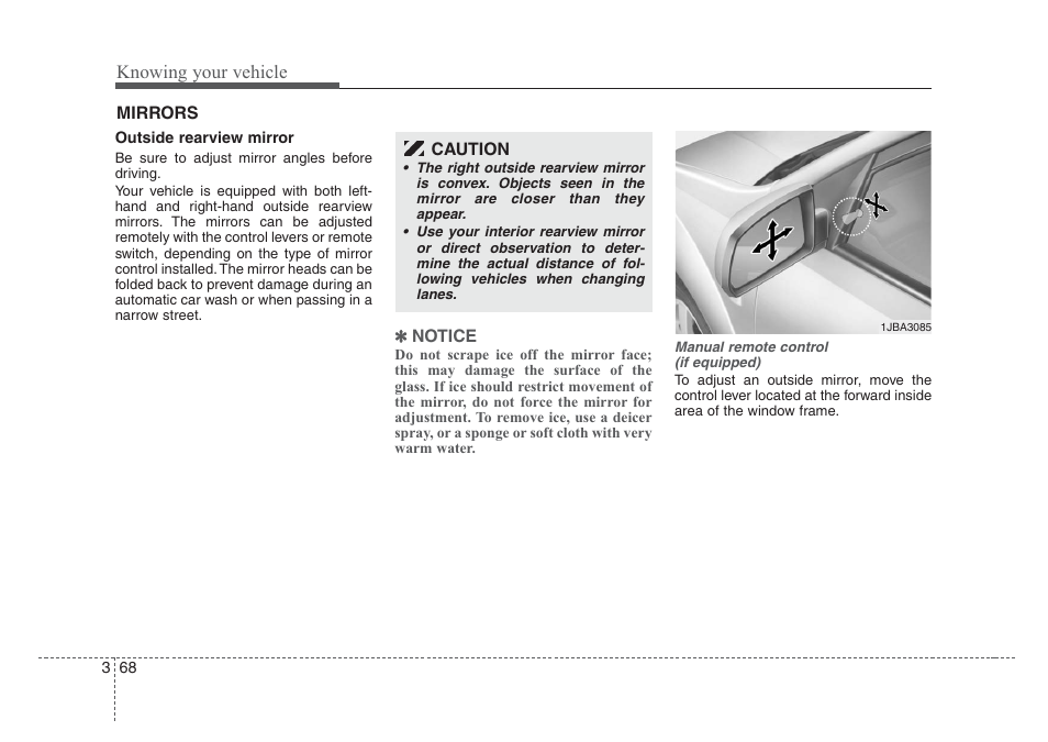 Knowing your vehicle | KIA Rio_Rio5 2008 User Manual | Page 77 / 219