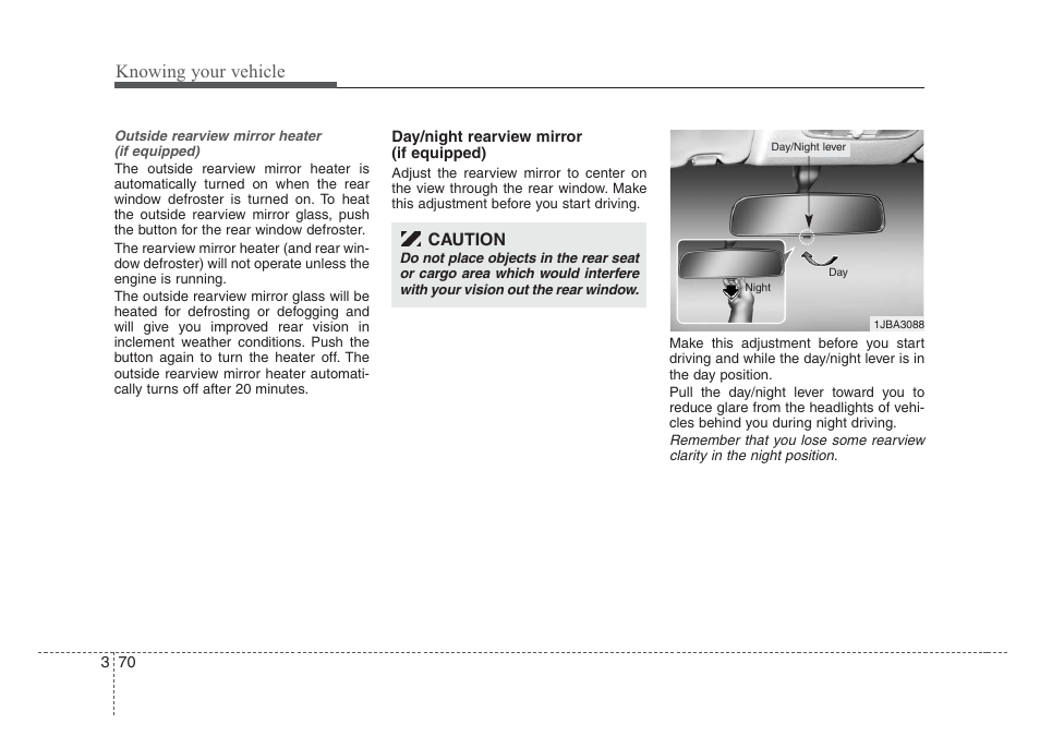 Knowing your vehicle | KIA Rio_Rio5 2008 User Manual | Page 79 / 219
