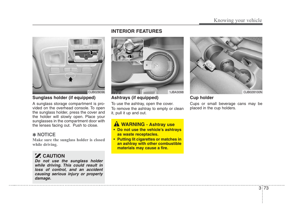 Knowing your vehicle | KIA Rio_Rio5 2008 User Manual | Page 82 / 219