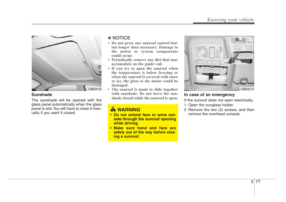 Knowing your vehicle | KIA Rio_Rio5 2008 User Manual | Page 86 / 219