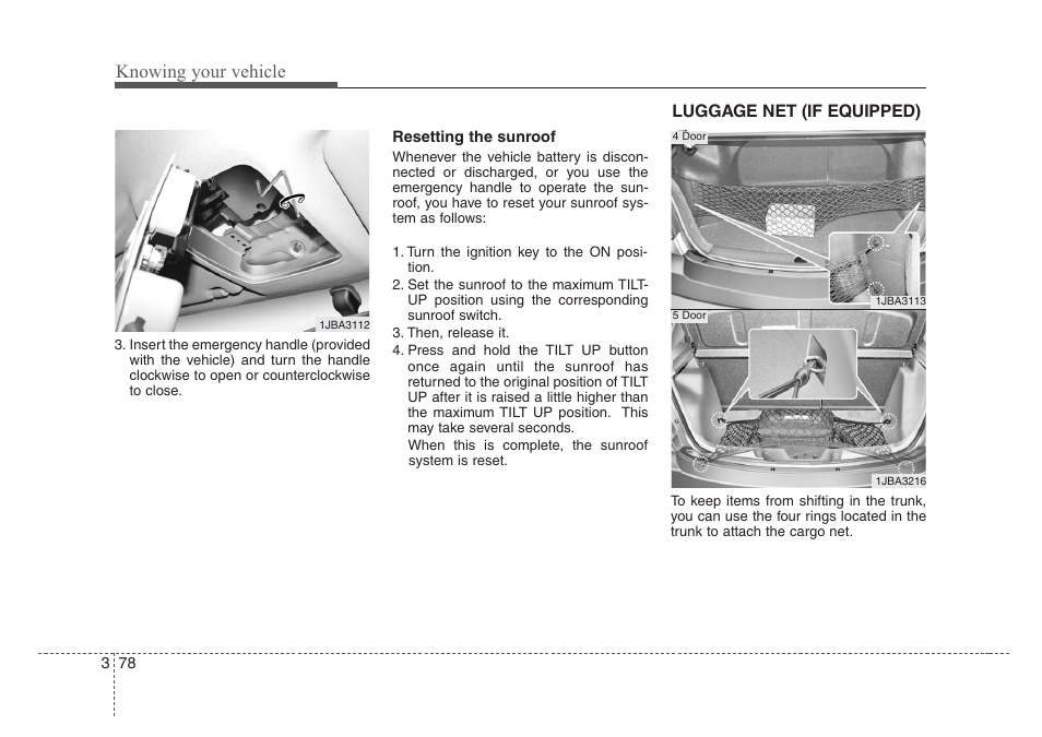Knowing your vehicle | KIA Rio_Rio5 2008 User Manual | Page 87 / 219