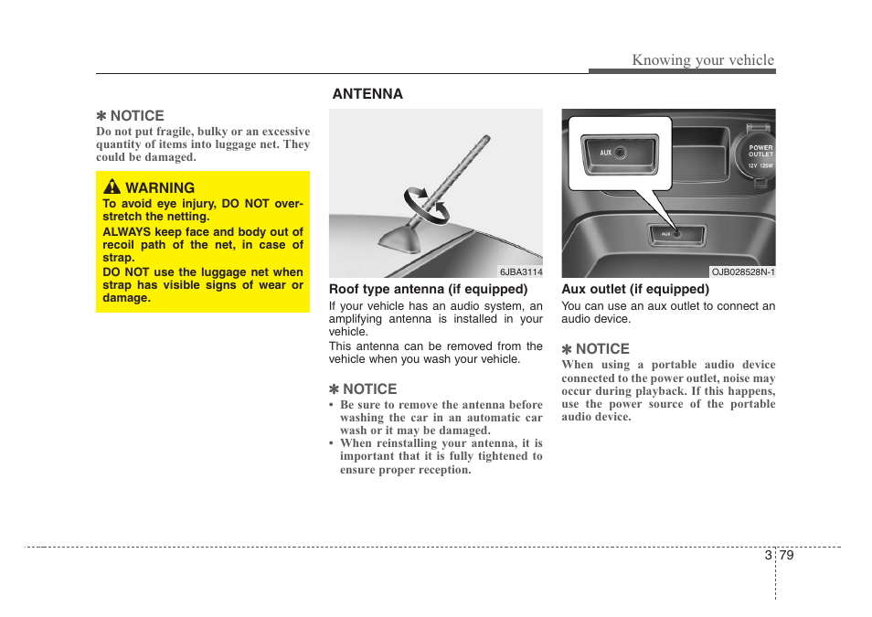 Knowing your vehicle | KIA Rio_Rio5 2008 User Manual | Page 88 / 219