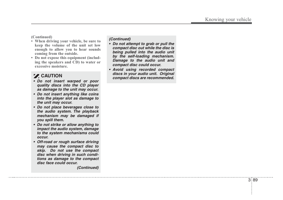 Knowing your vehicle | KIA Rio_Rio5 2008 User Manual | Page 98 / 219