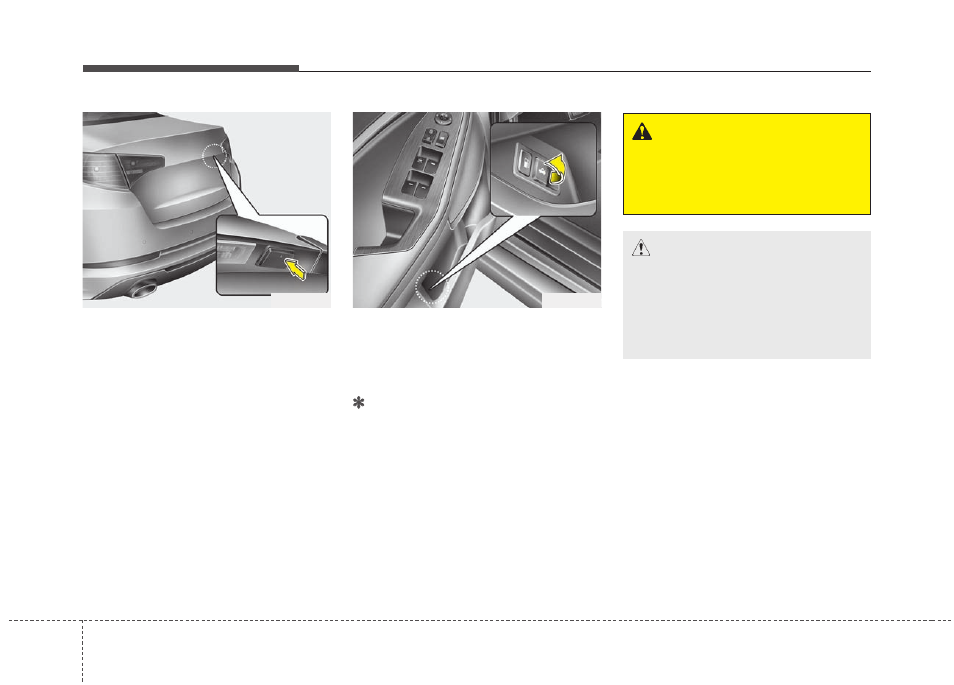 Features of your vehicle | KIA Optima 2012 User Manual | Page 105 / 382