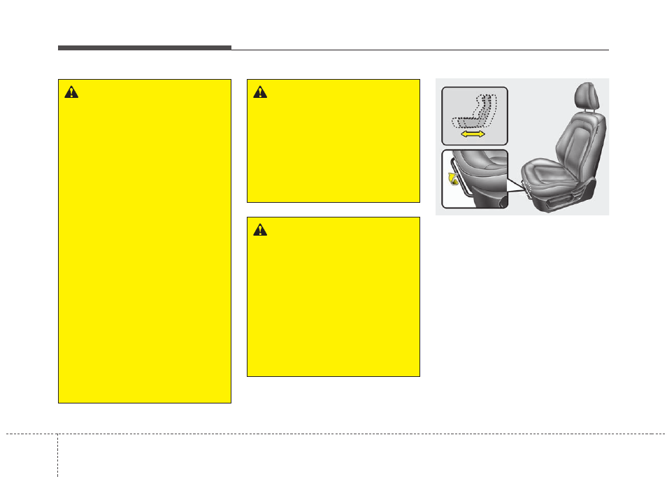 Safety features of your vehicle | KIA Optima 2012 User Manual | Page 25 / 382