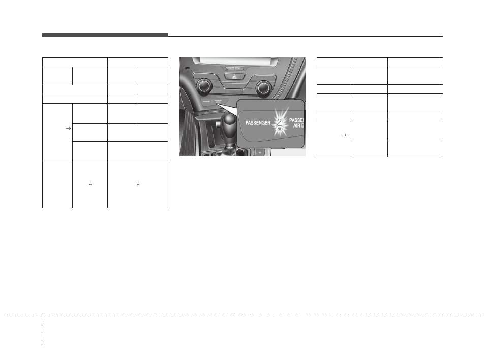 Safety features of your vehicle, Seat belt warning (for front passen- ger’s seat) | KIA Optima 2012 User Manual | Page 41 / 382