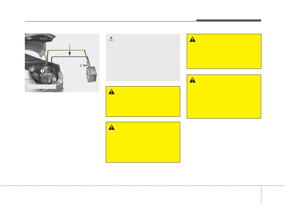 What to do in an emergency | KIA Optima Hybrid 2013 User Manual | Page 271 / 394