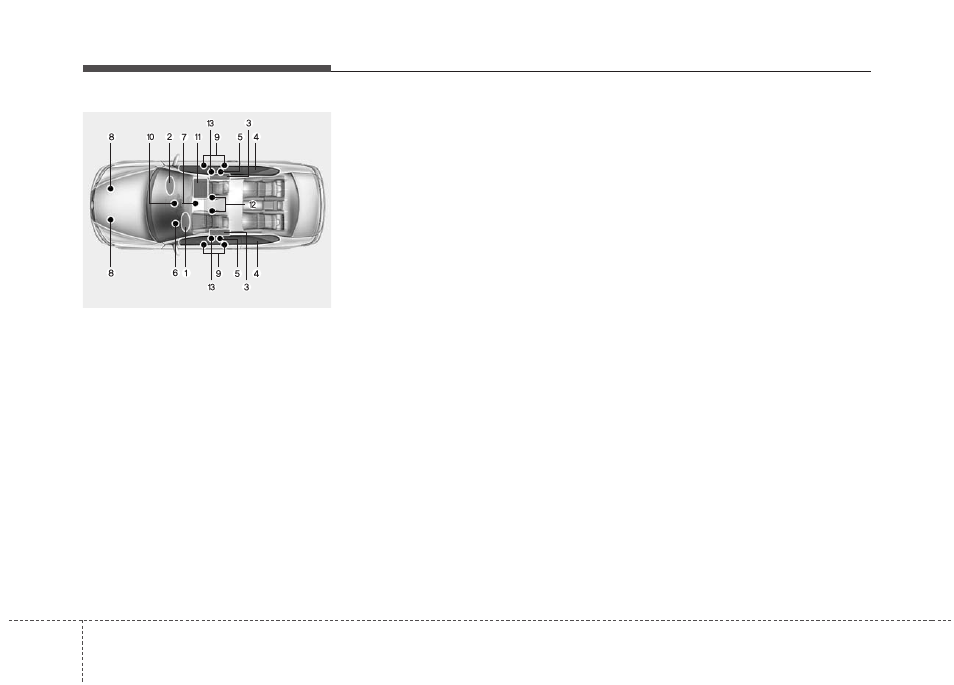 Safety features of your vehicle | KIA Optima Hybrid 2013 User Manual | Page 52 / 394