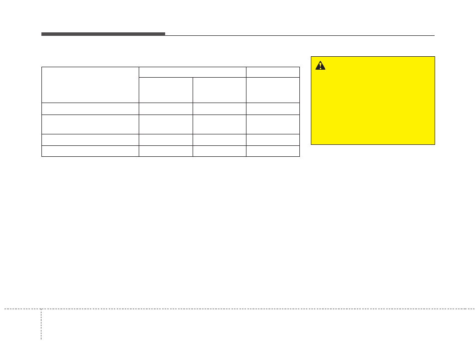 Safety features of your vehicle, Warning | KIA Optima Hybrid 2013 User Manual | Page 56 / 394