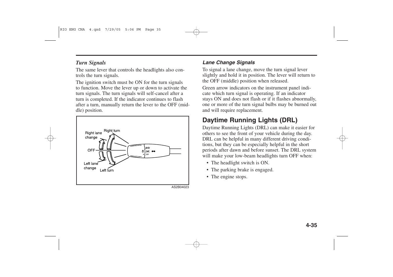 KIA Rio_Rio5 2005 User Manual | Page 116 / 238